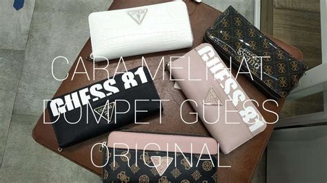 ciri dompet guess asli